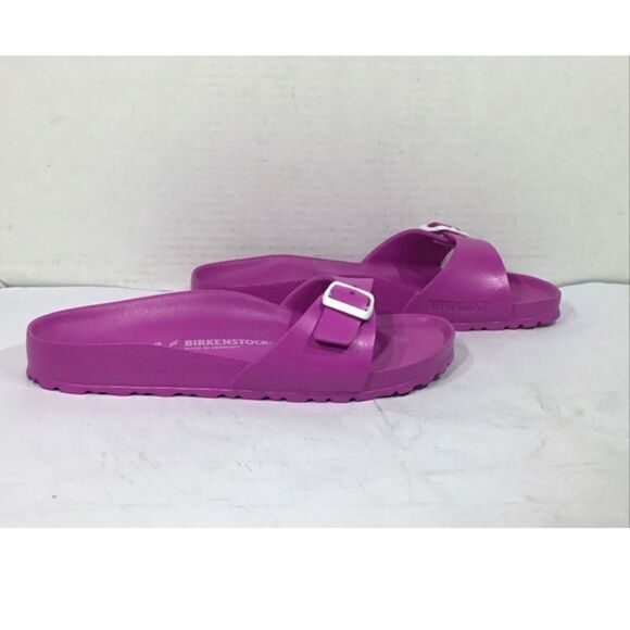 Birkenstock Womens Madrid EVA Pink Slides Sandals - Picture 3 of 6